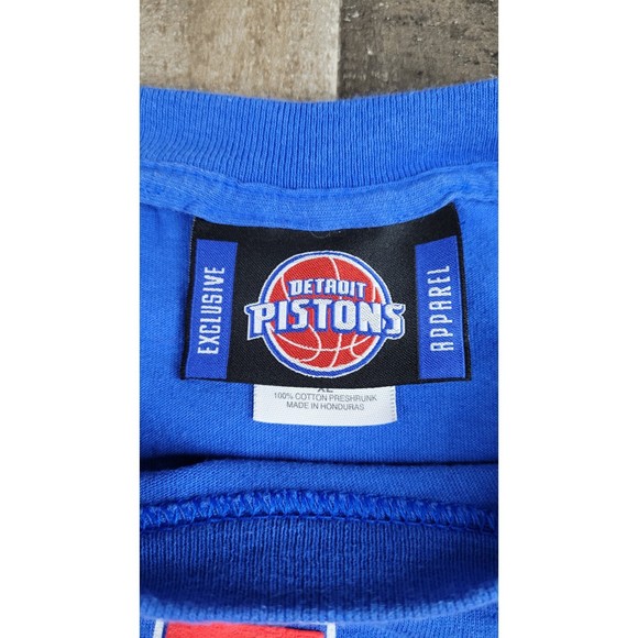 Detroit Pistons Motor City Basketball Tee Collectible Size XL VINTAGE - Picture 2 of 5